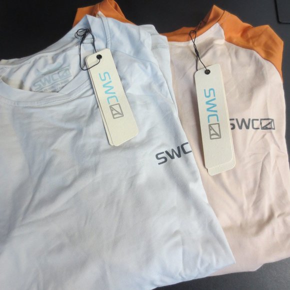 Men's SWC Skinny Water Culture Clearwater Raglan Tee - UPF 30+ med or la… - Picture 1 of 9